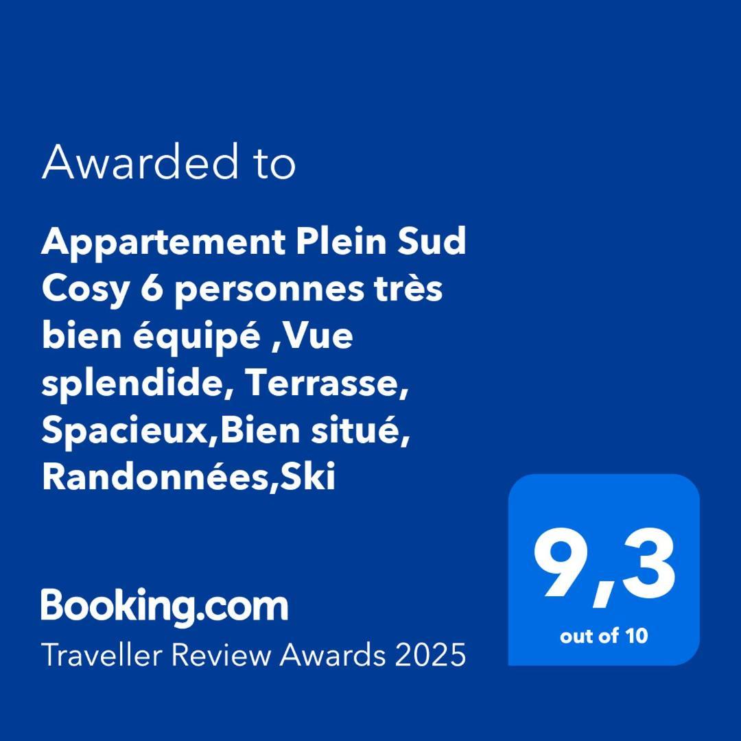 Appartement Plein Sud Cosy 6 Personnes Tres Bien Equipe ,Vue Splendide, Terrasse, Spacieux,Bien Situe, Randonnees,Ski Saint-Sorlin-dʼArves Zewnętrze zdjęcie
